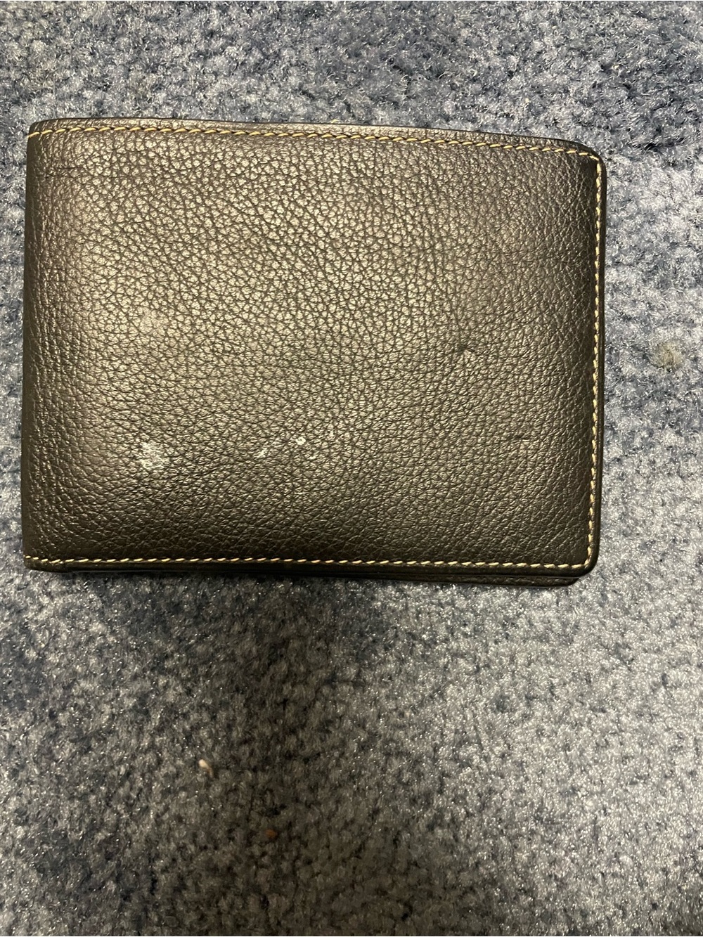 Classic Black Leather Bi-Fold Wallet